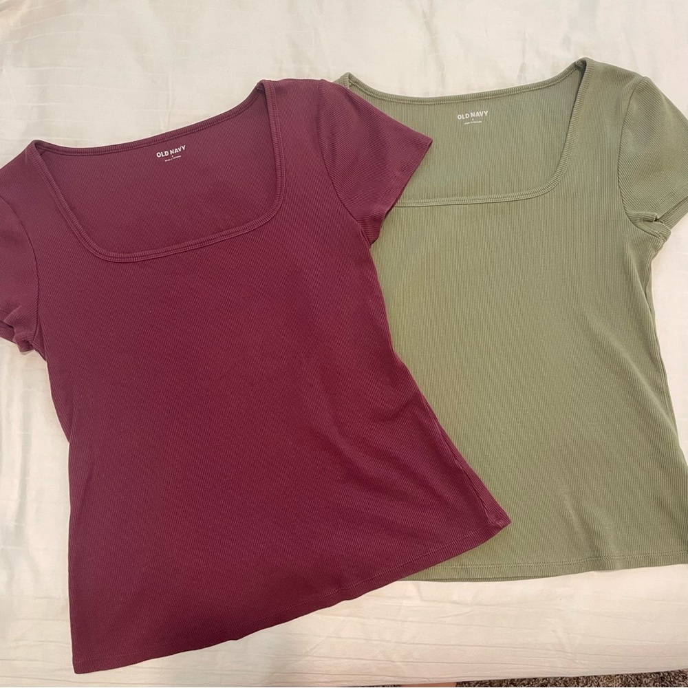 Old Navy Women's Square Neck - Two size Large